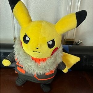 Pokemon Center Japan Exclusive - 2018 Lysandre Pikachu Team Flare Plush 9" Rare